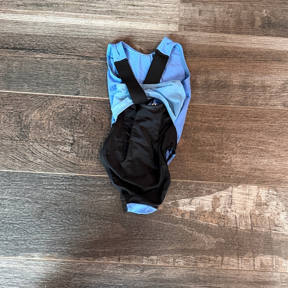 Blue and Black Kids Leotard - Picture 2 of 2